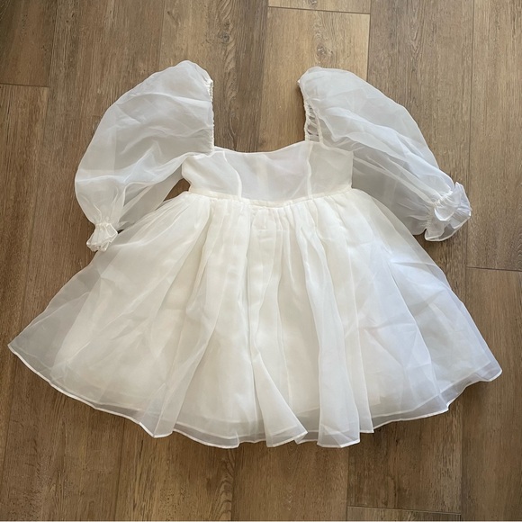 Selkie The Ivory Puff Dress - Picture 7 of 10